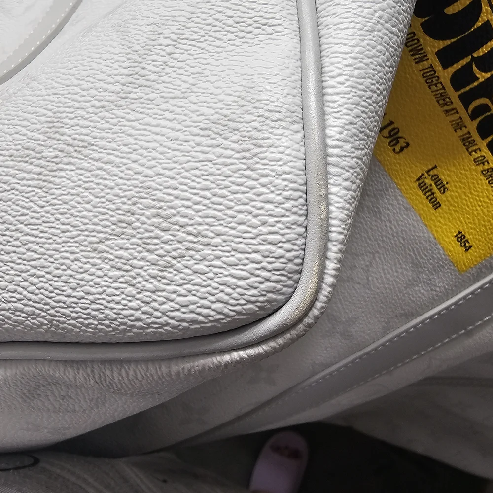 Louis Vuitton White Graphic Duffel Bag